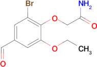 2-(2-Bromo-6-ethoxy-4-formylphenoxy)acetamide