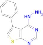 4-hydrazino-5-phenylthieno[2,3-d]pyrimidine