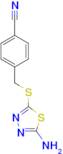 4-{[(5-amino-1,3,4-thiadiazol-2-yl)thio]methyl}benzonitrile