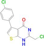 2-(chloromethyl)-5-(4-chlorophenyl)thieno[2,3-d]pyrimidin-4(3H)-one