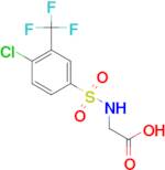 ({[4-chloro-3-(trifluoromethyl)phenyl]sulfonyl}amino)acetic acid