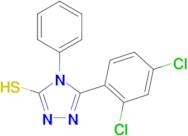 5-(2,4-dichlorophenyl)-4-phenyl-4H-1,2,4-triazole-3-thiol