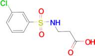 3-{[(3-chlorophenyl)sulfonyl]amino}propanoic acid