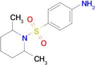 4-[(2,6-dimethylpiperidin-1-yl)sulfonyl]aniline