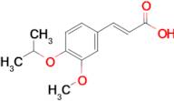 (2E)-3-(4-isopropoxy-3-methoxyphenyl)acrylic acid