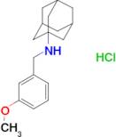 N-(3-methoxybenzyl)adamantan-1-amine hydrochloride