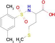 2-{[(2,5-dimethylphenyl)sulfonyl]amino}-4-(methylthio)butanoic acid