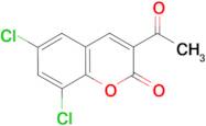 3-acetyl-6,8-dichloro-2H-chromen-2-one