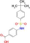 4-{[(4-tert-butylphenyl)sulfonyl]amino}benzoic acid