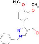 1-benzyl-3-(3,4-dimethoxyphenyl)-1H-pyrazole-4-carbaldehyde