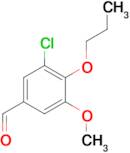 3-Chloro-5-methoxy-4-propoxybenzaldehyde