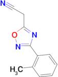 [3-(2-methylphenyl)-1,2,4-oxadiazol-5-yl]acetonitrile