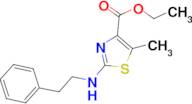 ethyl 5-methyl-2-[(2-phenylethyl)amino]-1,3-thiazole-4-carboxylate