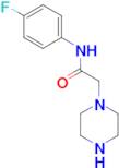 N-(4-fluorophenyl)-2-piperazin-1-ylacetamide