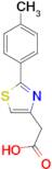 [2-(4-methylphenyl)-1,3-thiazol-4-yl]acetic acid