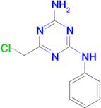 6-(chloromethyl)-N-phenyl-1,3,5-triazine-2,4-diamine