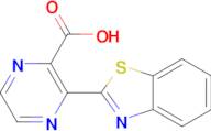 3-(1,3-benzothiazol-2-yl)pyrazine-2-carboxylic acid