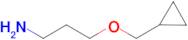 3-(cyclopropylmethoxy)propan-1-amine