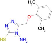 4-amino-5-[(2,6-dimethylphenoxy)methyl]-4H-1,2,4-triazole-3-thiol