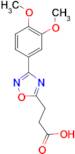 3-[3-(3,4-dimethoxyphenyl)-1,2,4-oxadiazol-5-yl]propanoic acid