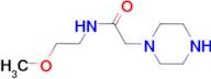 N-(2-methoxyethyl)-2-piperazin-1-ylacetamide