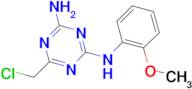 6-(chloromethyl)-N-(2-methoxyphenyl)-1,3,5-triazine-2,4-diamine