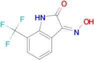 (3Z)-7-(trifluoromethyl)-1H-indole-2,3-dione 3-oxime