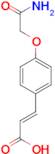 (2E)-3-[4-(2-amino-2-oxoethoxy)phenyl]acrylic acid