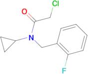 2-chloro-N-cyclopropyl-N-(2-fluorobenzyl)acetamide