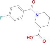 1-(4-fluorobenzoyl)piperidine-3-carboxylic acid