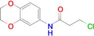 3-chloro-N-2,3-dihydro-1,4-benzodioxin-6-ylpropanamide