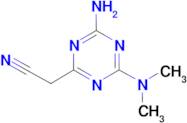 [4-amino-6-(dimethylamino)-1,3,5-triazin-2-yl]acetonitrile