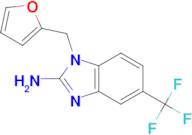 1-(2-furylmethyl)-5-(trifluoromethyl)-1H-benzimidazol-2-amine