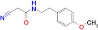2-cyano-N-[2-(4-methoxyphenyl)ethyl]acetamide