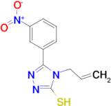 4-allyl-5-(3-nitrophenyl)-4H-1,2,4-triazole-3-thiol