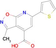 3-methyl-6-thien-2-ylisoxazolo[5,4-b]pyridine-4-carboxylic acid