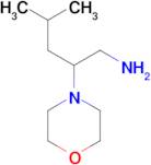 4-methyl-2-morpholin-4-ylpentan-1-amine