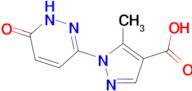 5-methyl-1-(6-oxo-1,6-dihydropyridazin-3-yl)-1H-pyrazole-4-carboxylic acid