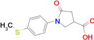 1-[4-(methylthio)phenyl]-5-oxopyrrolidine-3-carboxylic acid