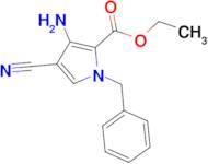 Ethyl 3-amino-1-benzyl-4-cyano-1H-pyrrole-2-carboxylate