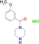 1-(3-methoxybenzoyl)piperazine hydrochloride