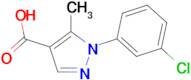 1-(3-chlorophenyl)-5-methyl-1H-pyrazole-4-carboxylic acid