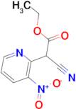 ethyl cyano(3-nitropyridin-2-yl)acetate