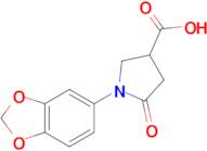 1-(1,3-benzodioxol-5-yl)-5-oxopyrrolidine-3-carboxylic acid