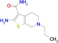 2-amino-6-propyl-4H,5H,6H,7H-thieno[2,3-c]pyridine-3-carboxamide