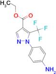 ethyl 1-(4-aminophenyl)-5-(trifluoromethyl)-1H-pyrazole-4-carboxylate