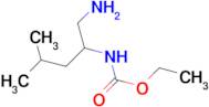 ethyl 1-(aminomethyl)-3-methylbutylcarbamate