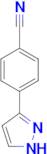 4-(1H-Pyrazol-3-yl)benzonitrile