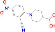 1-(2-cyano-4-nitrophenyl)piperidine-4-carboxylic acid