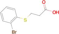 3-[(2-bromophenyl)thio]propanoic acid